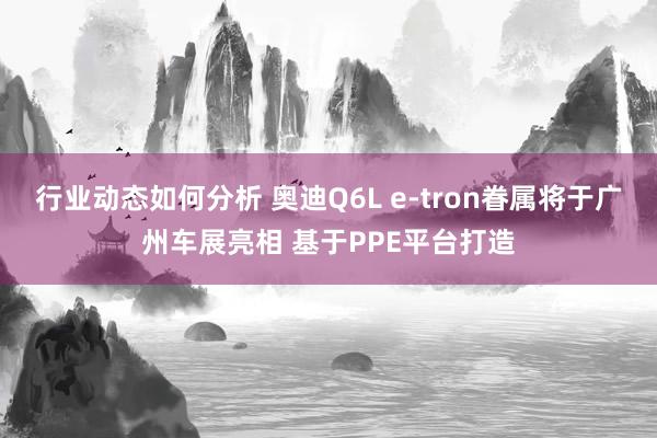 行业动态如何分析 奥迪Q6L e-tron眷属将于广州车展亮相 基于PPE平台打造