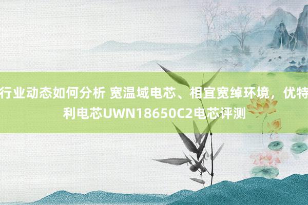 行业动态如何分析 宽温域电芯、相宜宽绰环境，优特利电芯UWN18650C2电芯评测